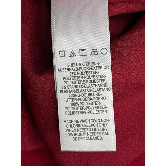 Dress The Population Catalina Dress in Garnet size S NWT Fit and Flare - Picture 9 of 12